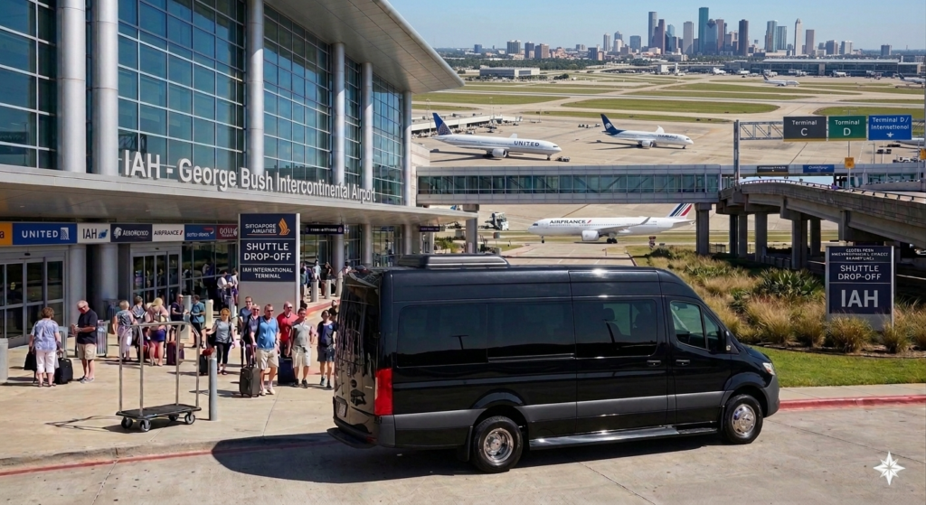 iah with speinter 1Houston And Galveston Limousine