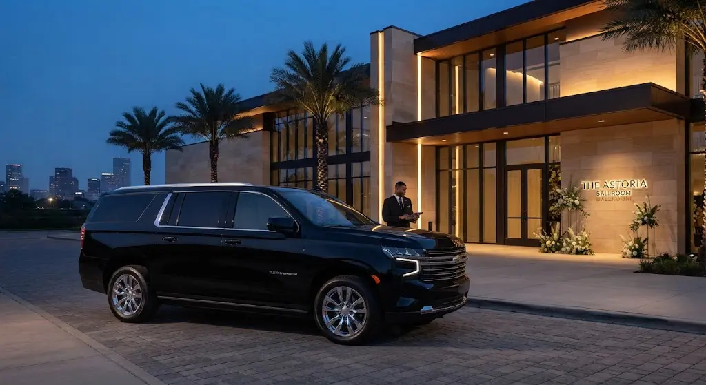 Houston wedding car service and luxury transportation.