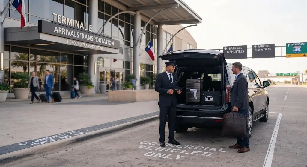 IAH to Austin private shuttle airport pickup.